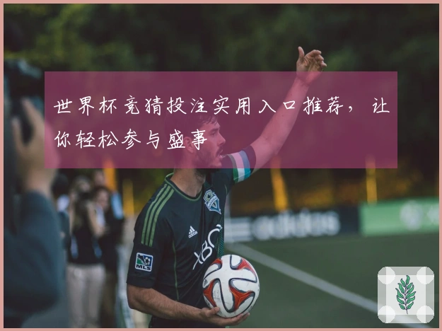 世界杯竞猜投注实用入口推荐，让你轻松参与盛事